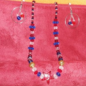 Necklace and earring set